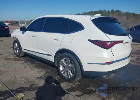 2022 Acura Mdx Standard из США, поврежденный, VIN 5J8YD9H32NL009090